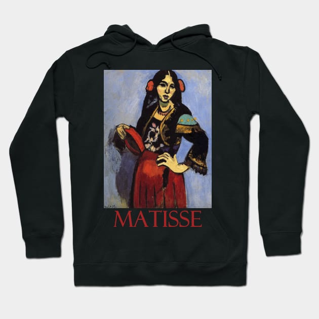 Spanish Dancer with Tambourine by Henri Matisse Hoodie by Naves